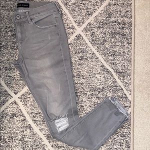 Express Gray Jean Leggings